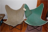 pair of camp chairs