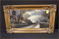 Original Pastel in antique gilt frame