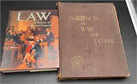 Antique “Portfolio of War and Nation” Book