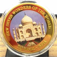 Taj mahal challenge coin