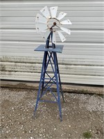 Aluminum windmill 58” tall