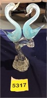 Murano Glass Art Swan Figurine