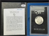 (1) 1883 CC Carson City Morgan Dollar in GSA Holde