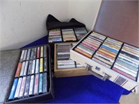 4 Cases Cassette Tapes Unchecked