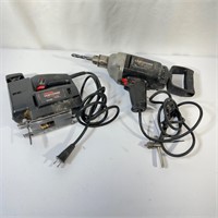 Power Tools Drill and Saw