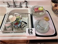 Mugs, Electric Warmer, & Glassware