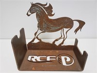 Metal Horse Wine Bottle Holder, RCFP