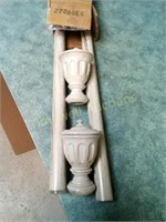 NICETOWN Curtain Rod 48-86 inch  Antique White