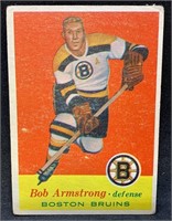 1957 Topps #3 Robert Armstrong Hockey Card