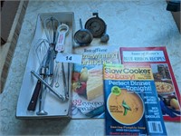 Meat Thermometers, Nut Cracker, Cookbooks, +