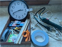Handy Household Box Lot: Extension Cords,