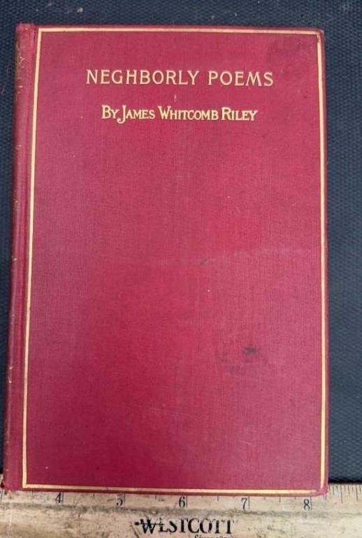 JAMES WHITCOMB RILEY BOOK