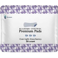 Because Premium Incontinence Pads for Women -