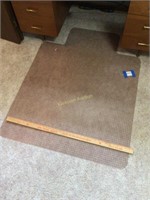 Desk floor mat