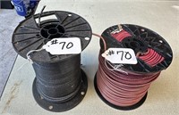 TWO ROLLS OF ELECTRICAL WIRING FOR