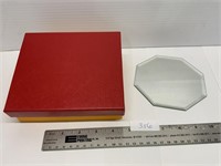 Mirrored Octagon Display Piece New in Box