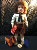 NEW WITH COA Lenci Club Doll