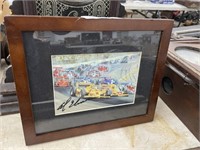 AL UNSER AUTOGRAPHED PRINT