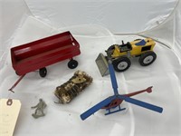 Die Cast Grain Wagon - Plastic Helicopter