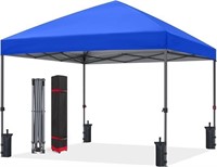 Durable Easy Pop up Canopy Tent 10x10, Royal Blue