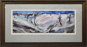 20TH C IMPRESSIONIST PAINTING SIGNED