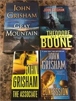 Lot of 4 John Grisham Hardcover & Paperbacks