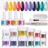 Tomicca 12 Colour Nail Dip Set 

No UV Lamp