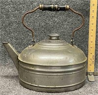 Nickel over copper tea kettle (not original knob)