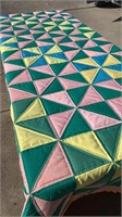 Quilted bedspread, cotton blend - full size