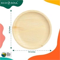 Eco Soul Compostable Palm Leaf Plates  200