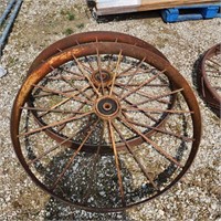 2- 5"× 46" Steel Wheels