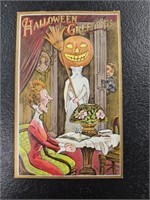 Antique Florence Bamberger Embossed Halloween