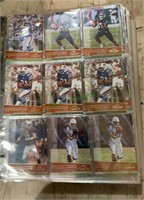 Notebook filled with 2006 Playoff Prestige