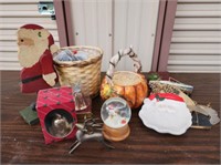 Christmas Items and Pumpkin