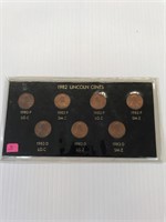 1982 Lincoln Cents 7 Varity Set