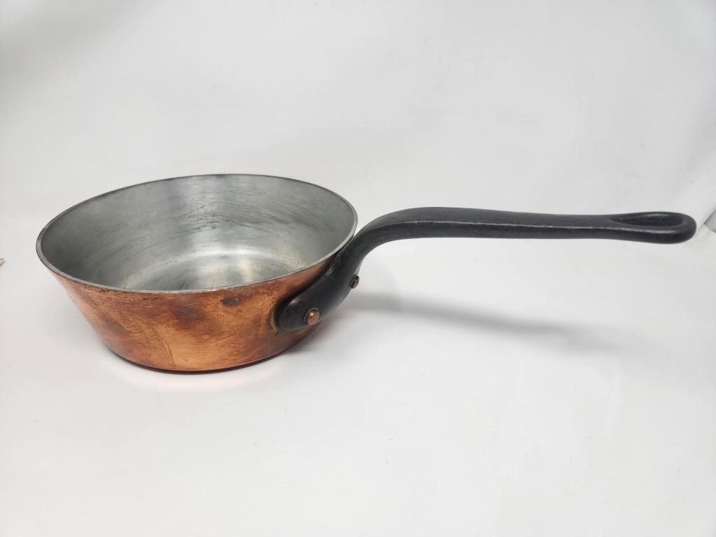 Heavy Tinned Copper Sauce Pan Made In France