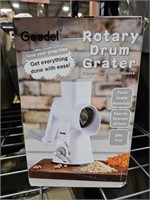 Geedel rotary drum grater