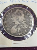 1835 Half dollar USA coin.  Bust Half dollar.