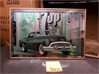 Vintage 7up and car mirror by Price