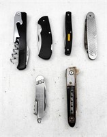 (6) Vintage Folding Pocket Knives