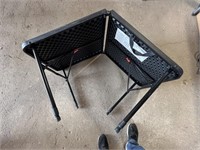 Black Folding Table, adjustable  40" long