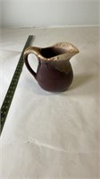 McCoy Brown Drip Glaze Pottery pitcher