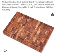 W375   Medium sized teak cutting board