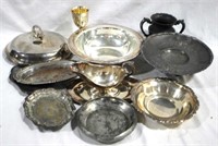 Lot of Assorted Silver Plated Items