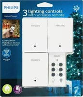 Philips 3 Wireless ON/OFF Switches with/ Remote