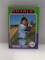 1975 Topps #228 George Brett HOF KC Royals