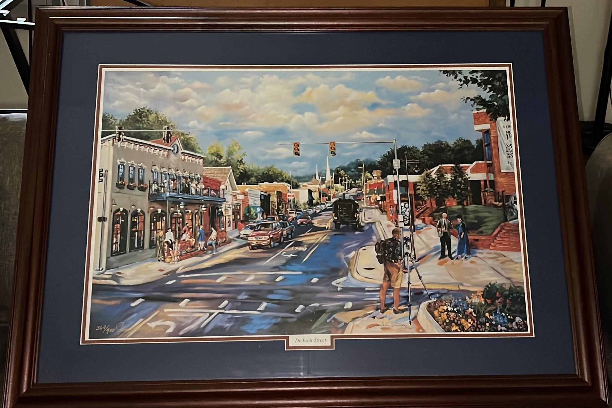 “DICKSON STREET” Signed/Dated  Picture