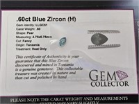 .60ct Blue Zircon (H)