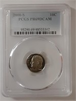 PCGS PR69DCAM 2000-S 10C