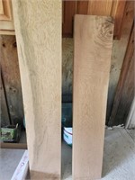 2 oak boards 1 1/2" x 8 3/4 x 76" & 45" long